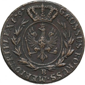 Prusy Południowe, Fryderyk Wilhelm II 1786-97, trojak 1797 B, Wrocław