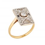 Bague, France, (élément d'importation), années 1920-30, art déco