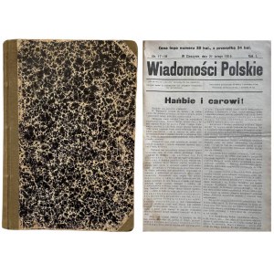 WIADOMOŚCI POLSKIE 1915/16 LEGIONY