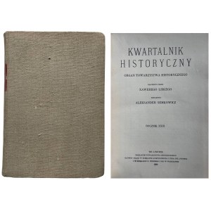 KWARTALNIK HISTORYCZNY 1909
