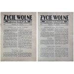 ŻYCIE WOLNE 1927 - PISMO WOLNOMYŚLICIELI