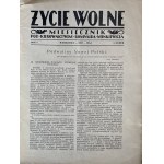 ŻYCIE WOLNE 1927 - PISMO WOLNOMYŚLICIELI