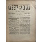 GAZETA SĄDOWA WARSZAWSKA 1922