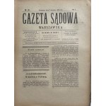 GAZETA SĄDOWA WARSZAWSKA 1922