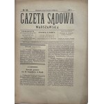 GAZETA SĄDOWA WARSZAWSKA 1922