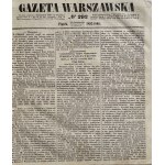 GAZETA WARSZAWSKA rok 1852
