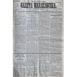 WARSAW GAZETTE rok 1862