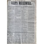 GAZETA WARSZAWSKA rok 1862