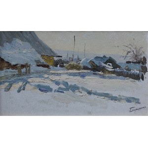 Nikolai Petrovich Głuszczenko, Winter Rural Landscape