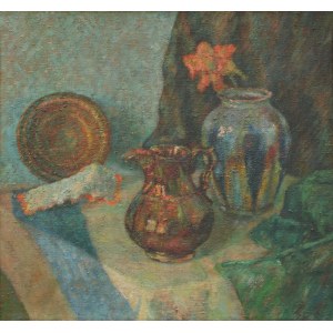 Zdzislaw Salaburski, Still Life with a Jug