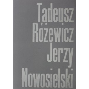 Umelecká publikácia: Tadeusz Różewicz, v hoteli a Jerzy Nowosielski, Akt