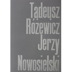 Wydawnictwo artystyczne: Tadeusz Różewicz, w hotelu i Jerzy Nowosielski, Akt