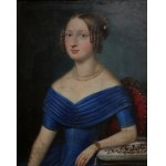 A.N., Lady in a Blue Dress