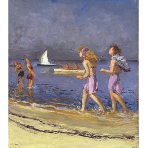 ADAM BUNSCH, Plaża, 1953