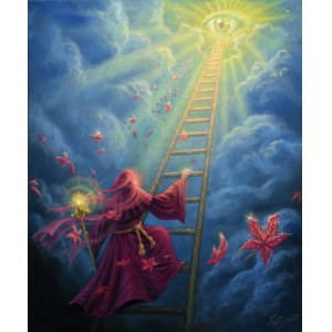 Konstantin PLOTNIKOV (b. 1991), A Ladder to Heaven: Autumn Leaves, 2023