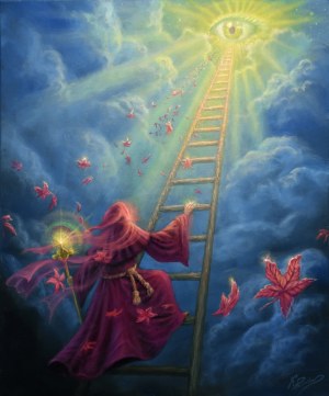 Konstantyn PŁOTNIKOW (ur. 1991), A Ladder to Heaven: Autumn Leaves, 2023