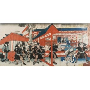 Kunisada I UTAGAWA (1786-1865), Zbójcy