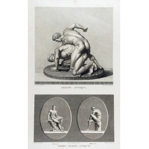 P. G. LANGLOIS i DUVAL, 3 przedstawienia antyczne z galerii Florenckiej i Pałacu Pittich, 1786-1793