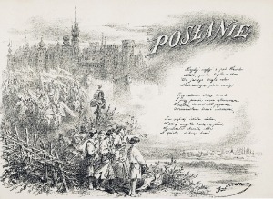 Juliusz KOSSAK (1824-1899) - według, Posłanie