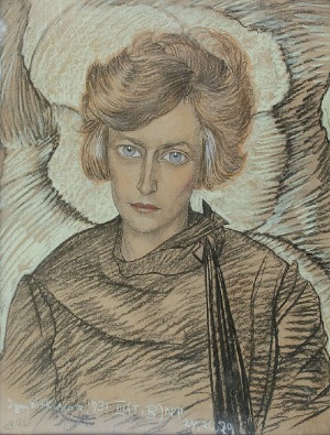 Stanisław I. WITKIEWICZ - WITKACY (1885-1939), Portret Jadwigi Niedźwiedzkiej Skibińskiej