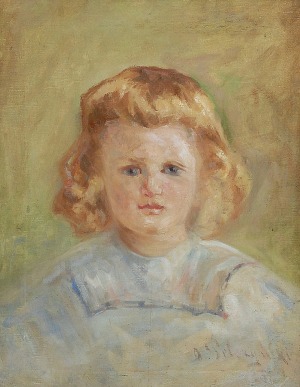 Adam PEŁCZYŃSKI (1865-1926), Portret dziecka