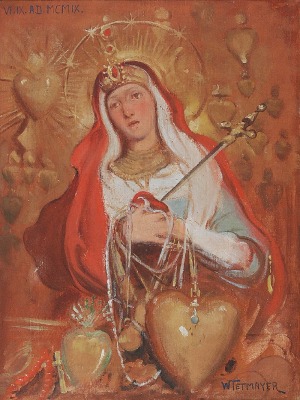 Włodzimierz TETMAJER (1862-1923), Matka Boska Bolesna, 1909