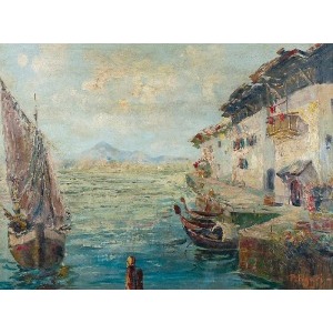 Pedro FIGARI (1861-1938), Wejście do portu