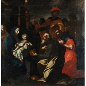 Malarz nieokreślony włoski (XVII w.), Pokłon Trzech Króli