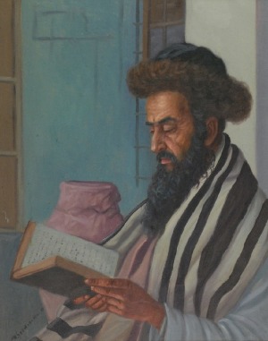 Konstanty SZEWCZENKO (1910-1991), Żyd czytający Talmud