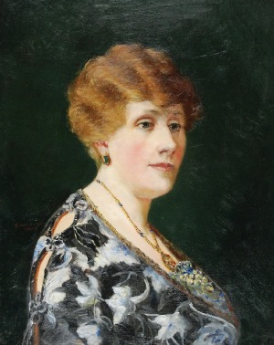 Matylda MELENIEWSKA (1869-1930), Portret kobiety, 1921