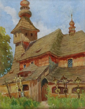 Jerzy KARSZNIEWICZ (1878-1945), Kościółek drewniany