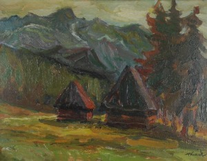 Tadeusz KUREK (1906-1974), Szałasy w górach