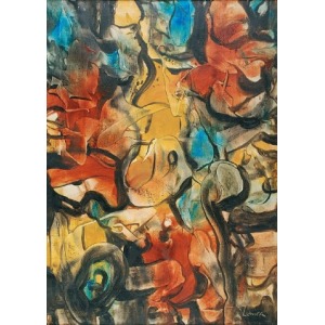Alfred LENICA (1899-1977), Yellow Composition, 1970s.