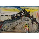 Władysław POPIELARCZYK (1925-1987), Pejzaż abstrakcyjny, 1977