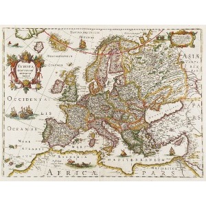 Heinrich HONDIUS Młodszy (1596/7-1651), Mapa Europy