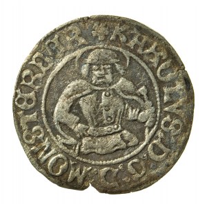biały grosz, Karol I, 1518