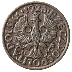 2 grosze 1928, II RP