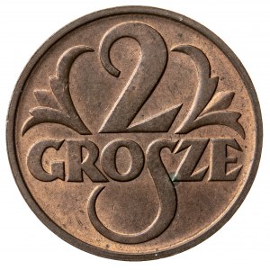 2 grosze 1937, II RP