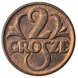 2 grosze 1938, II RP
