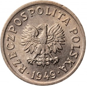 10 i 20 groszy 1949, miedzionikiel, zestaw 2 monet, PRL
