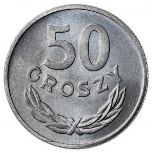 50 groszy 1957 i 1965, zestaw 2 monet, PRL