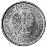 50 groszy 1957 i 1965, zestaw 2 monet, PRL