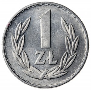 1 zł 1949, PRL, aluminium