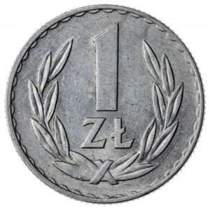 1 zł 1949, PRL, aluminium