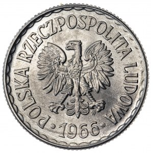 1 zł 1966, PRL