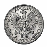 5 zł 1959 i 1960, zestaw 2 monet, rybak, PRL