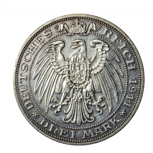 Niemcy, 3 marki 1911