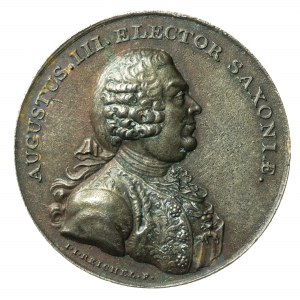August III, XIX wieczna kopia medalu z XVIII wieku