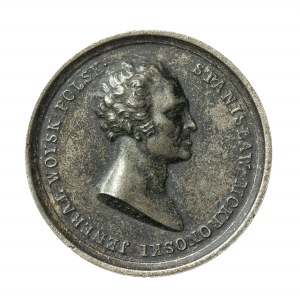 Stanisław Mokronoski, stara kopia medalu pośmiertnego, 1821