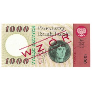 1000 zł 1965, wzór